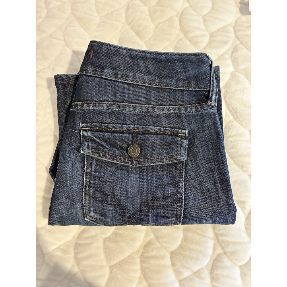 Gap Limited Edition Vintage Double‎ Button Bootcut Dark Rinse Jeans / Size 8A